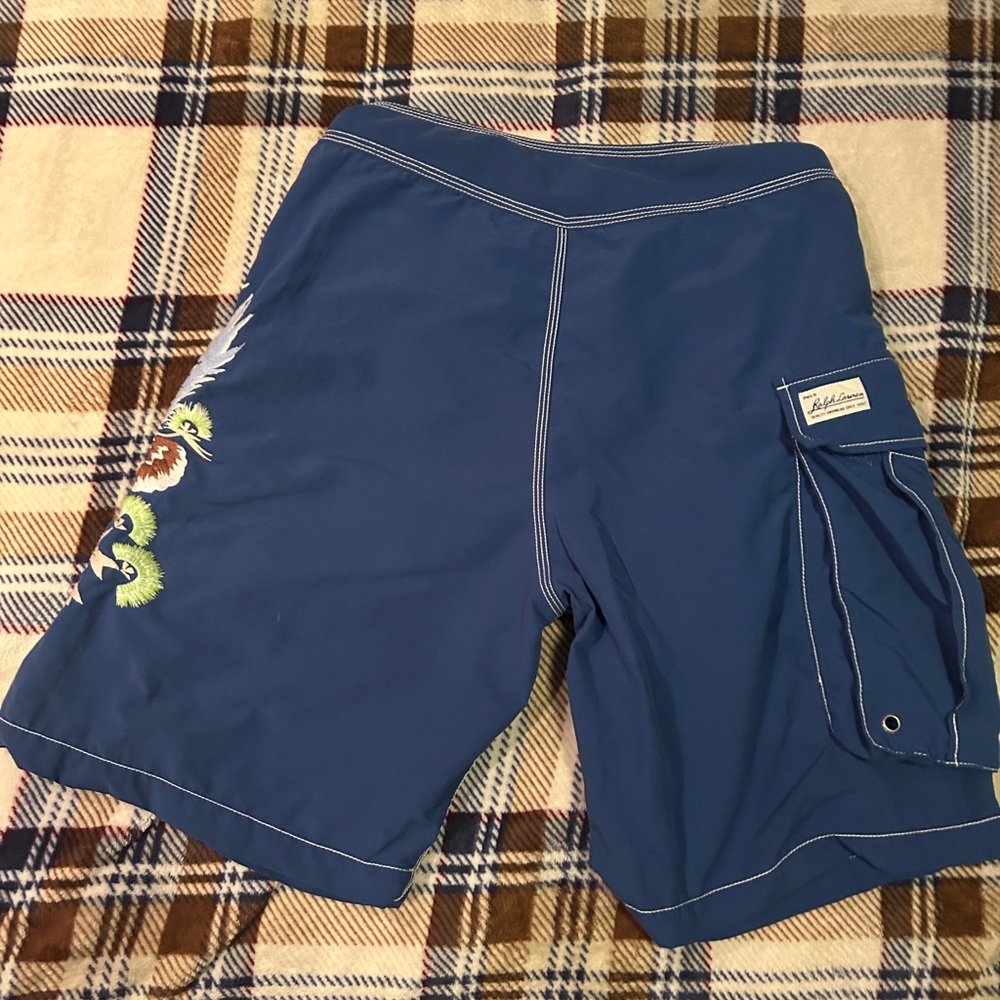 Y2K Polo Ralph Lauren board shorts with eagle embroidery - Picture 3 of 4
